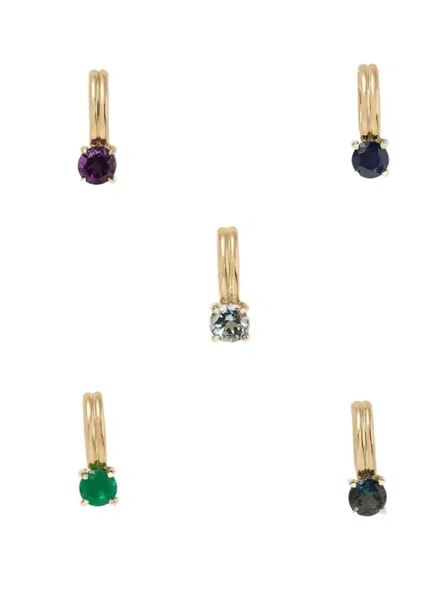 STONE AND STRAND Beekman Birthstone 14-karat Gold Multi-stone Necklace
