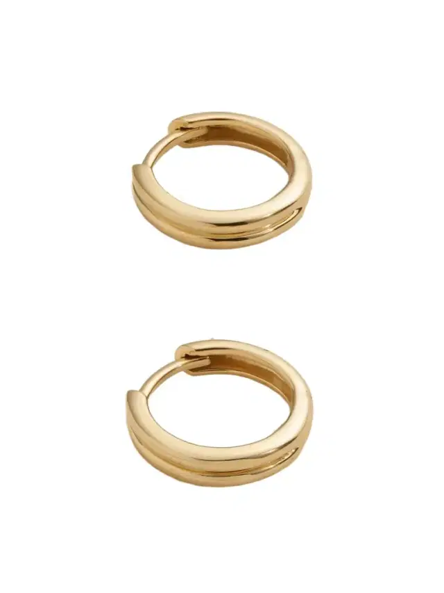 Essential 14-karat Gold Hoop Earrings