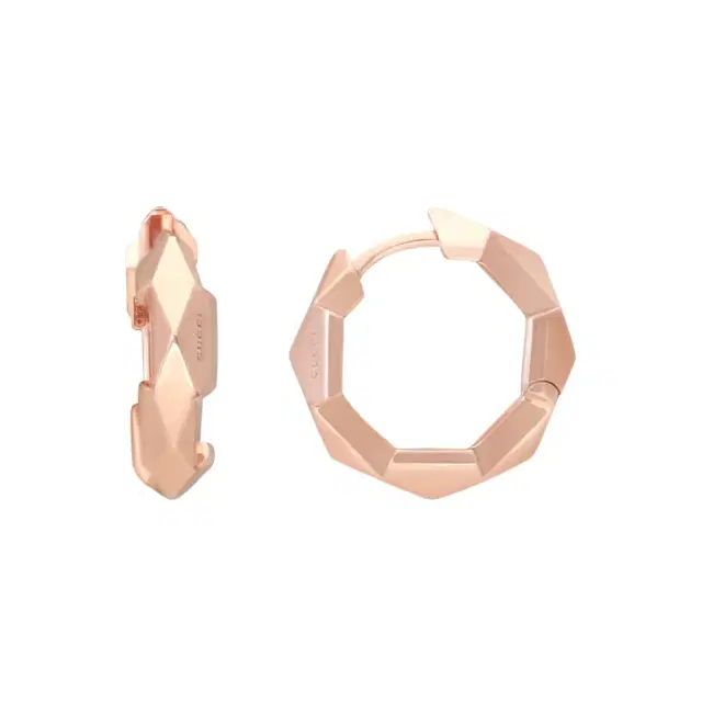 Gucci Gucci Link to Love 18K Rose Gold Hoop Earrings by The Solist
