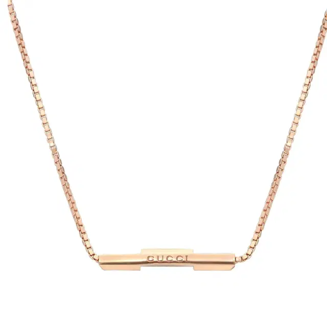 Gucci Gucci Link to Love 18K Rose Gold Necklace by The Solist