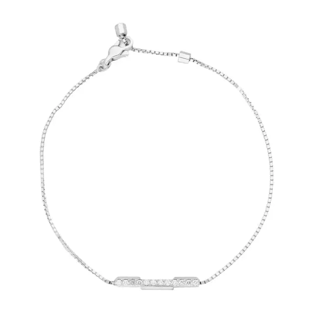 Gucci Gucci Link to Love 18K White Gold Diamond Bracelet by The Solist