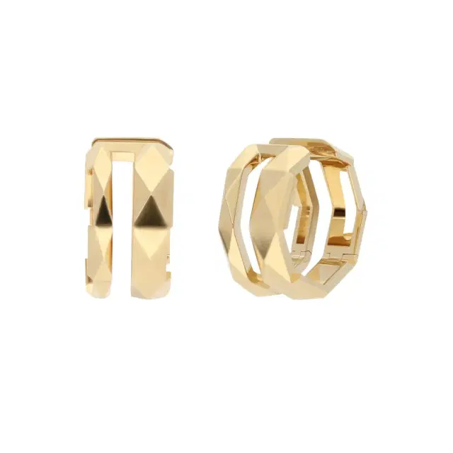 Gucci Gucci Link to Love 18K Yellow Gold Hoop Earrings by The Solist