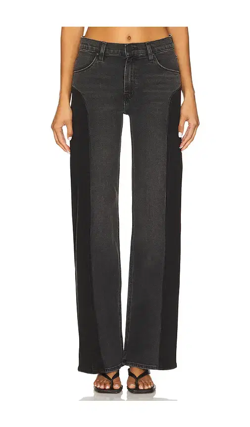 Hudson Jeans Lexi Seamed Wide Leg Jeans