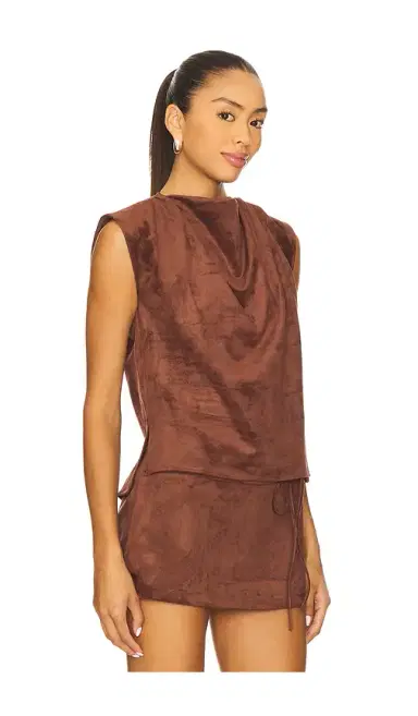Amanda Uprichard x REVOLVE Freya Suede Top | Thumbnail 2 Amanda Uprichard x REVOLVE Freya Suede Top | Thumbnail 2