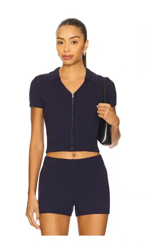 GUIZIO Calesia Zip Up Top
