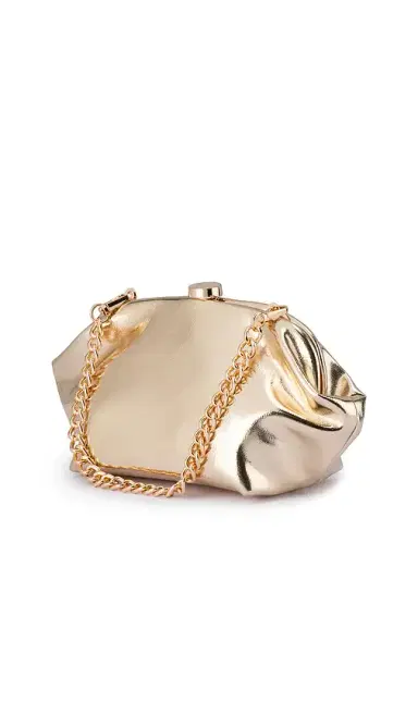 olga berg Tally Metallic Clutch | Thumbnail 2