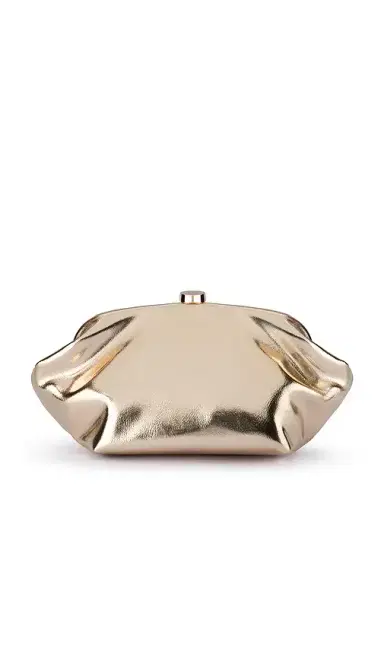 olga berg Tally Metallic Clutch | Thumbnail 1