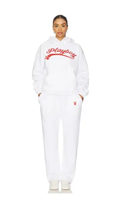Playboy Logo Hoodie and Sweatpant Set | Thumbnail 3