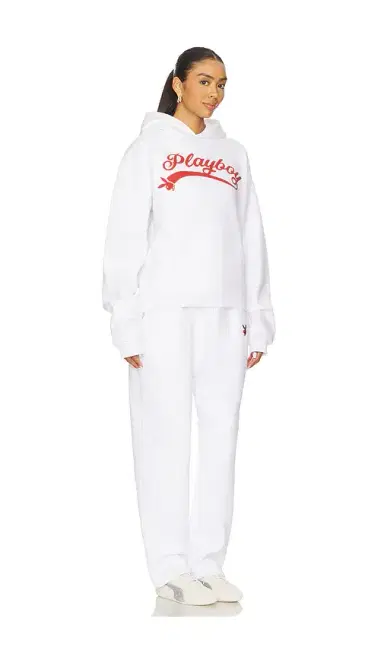 Playboy Logo Hoodie and Sweatpant Set | Thumbnail 4