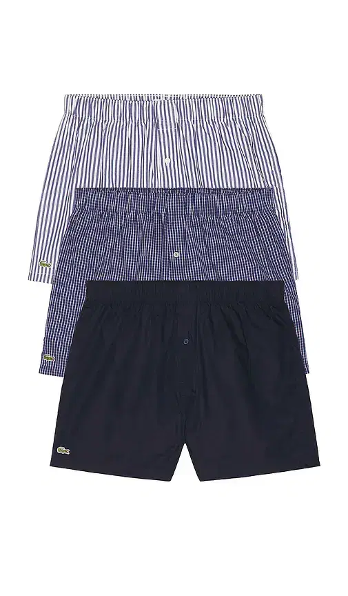 3-Pack Cotton Weave Boxers