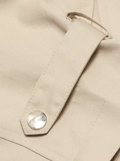 dh New York Women's Lyla Layered Cotton-Blend Jacket - Stone | Thumbnail 7 dh New York Women's Lyla Layered Cotton-Blend Jacket - Stone | Thumbnail 7