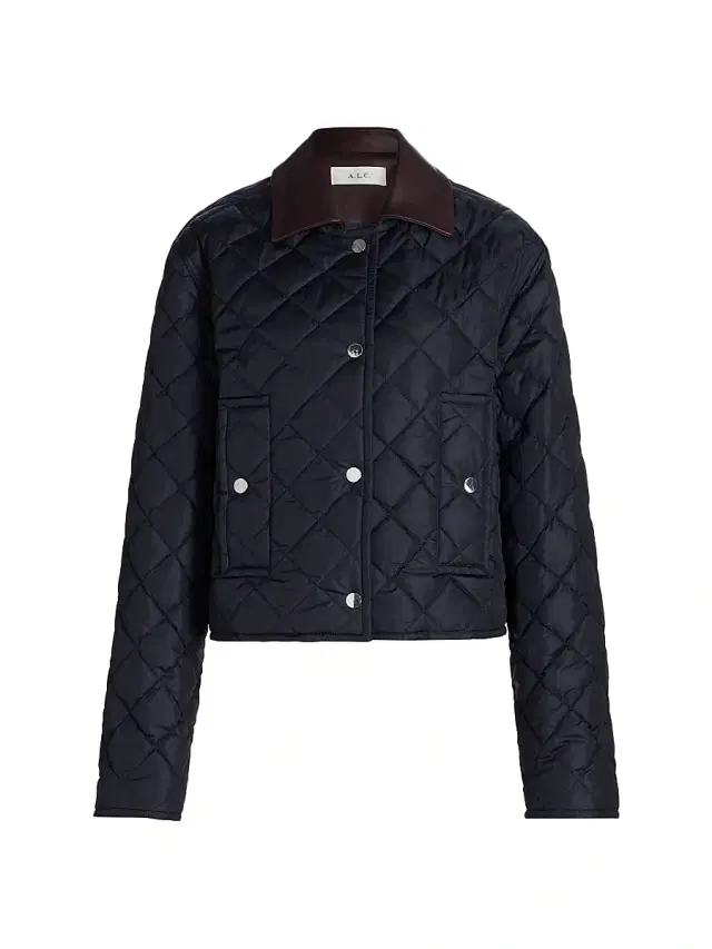 A.L.C. Women's Henri Quilted Boxy Jacket - Maritime Navy