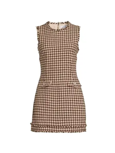 Likely Women's Azalea Houndstooth Minidress - Macchiato Multi | Thumbnail 1 Likely Women's Azalea Houndstooth Minidress - Macchiato Multi | Thumbnail 1