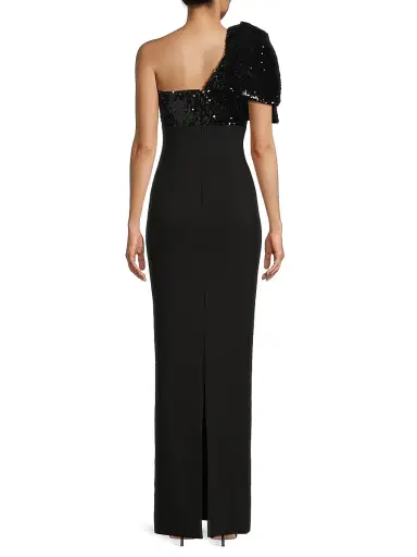 Likely Women's Rora Sequin Bow One-Shoulder Gown | Thumbnail 5
