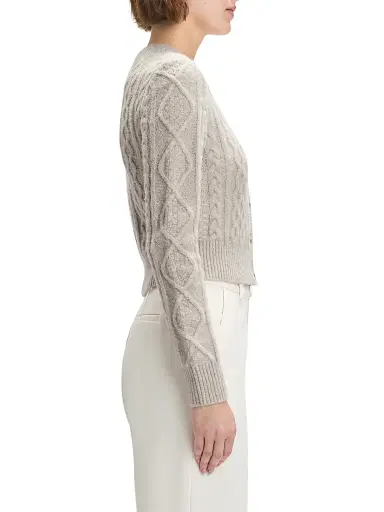 Favorite Daughter Women's The Eleanor Merino Wool-Blend Cardigan - Basmati - Size XL | Thumbnail 5