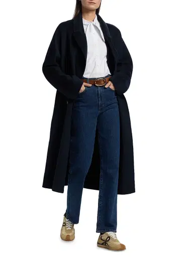Favorite Daughter Women's The Luca Wool-Blend Coat - Navy - Size Large | Thumbnail 2 Favorite Daughter Women's The Luca Wool-Blend Coat - Navy - Size Large | Thumbnail 2