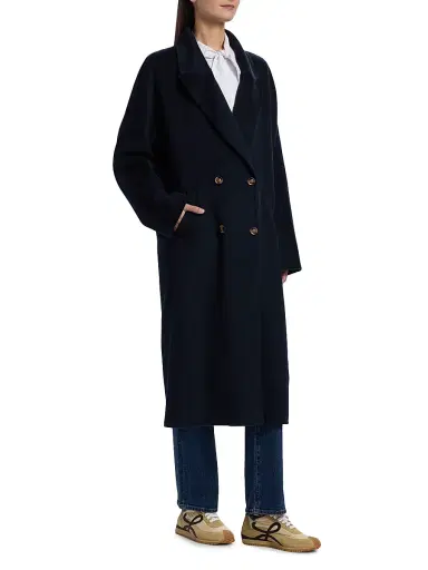 Favorite Daughter Women's The Luca Wool-Blend Coat - Navy - Size Large | Thumbnail 4 Favorite Daughter Women's The Luca Wool-Blend Coat - Navy - Size Large | Thumbnail 4