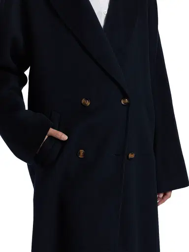Favorite Daughter Women's The Luca Wool-Blend Coat - Navy - Size Large | Thumbnail 6 Favorite Daughter Women's The Luca Wool-Blend Coat - Navy - Size Large | Thumbnail 6