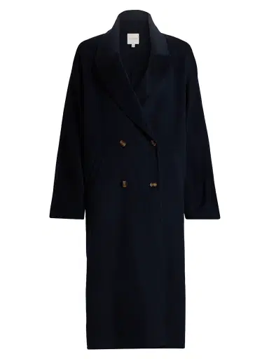 Favorite Daughter Women's The Luca Wool-Blend Coat - Navy - Size Large | Thumbnail 1 Favorite Daughter Women's The Luca Wool-Blend Coat - Navy - Size Large | Thumbnail 1
