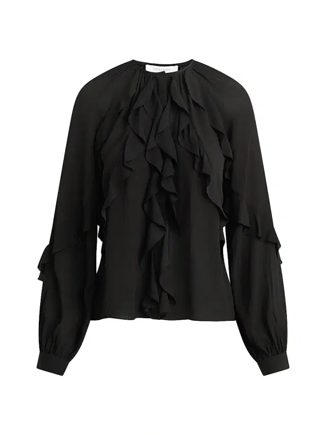 Favorite Daughter Women's Because Of You Ruffled Blouse - Black