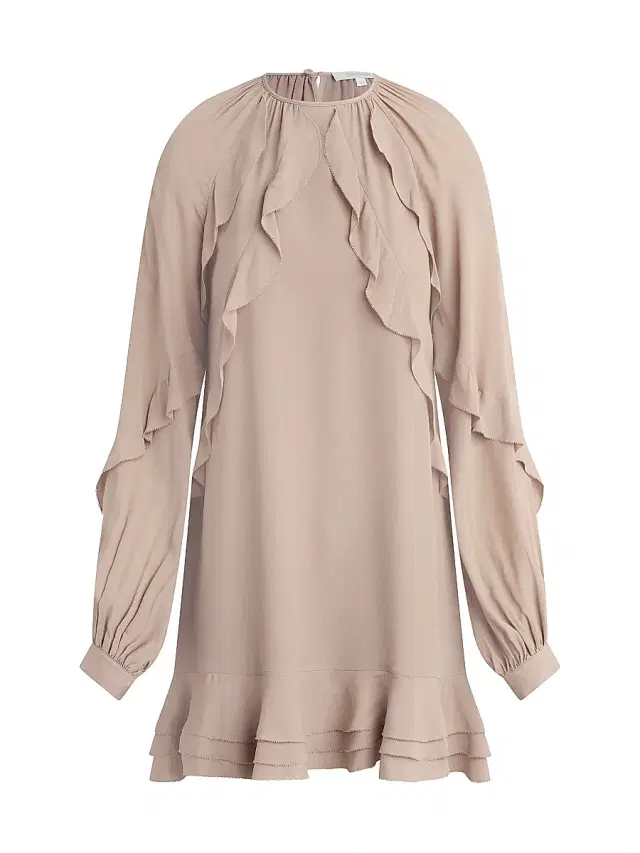 Favorite Daughter Women's The Because of You Ruffled Minidress - Mocha
