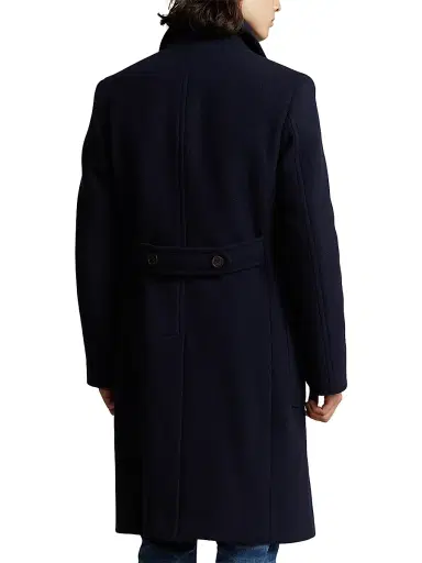 Polo Ralph Lauren Men's Wool-Blend Double-Breasted Topcoat | Thumbnail 4 Polo Ralph Lauren Men's Wool-Blend Double-Breasted Topcoat | Thumbnail 4