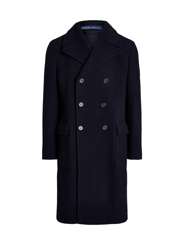 Polo Ralph Lauren Men's Wool-Blend Double-Breasted Topcoat