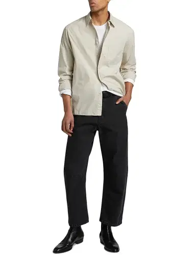 Nili Lotan Men's Emir Curved-Leg Jeans - Carbon - Size 36 | Thumbnail 2 Nili Lotan Men's Emir Curved-Leg Jeans - Carbon - Size 36 | Thumbnail 2