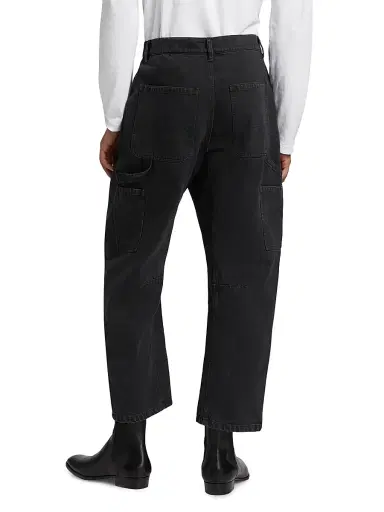 Nili Lotan Men's Emir Curved-Leg Jeans - Carbon - Size 36 | Thumbnail 5 Nili Lotan Men's Emir Curved-Leg Jeans - Carbon - Size 36 | Thumbnail 5