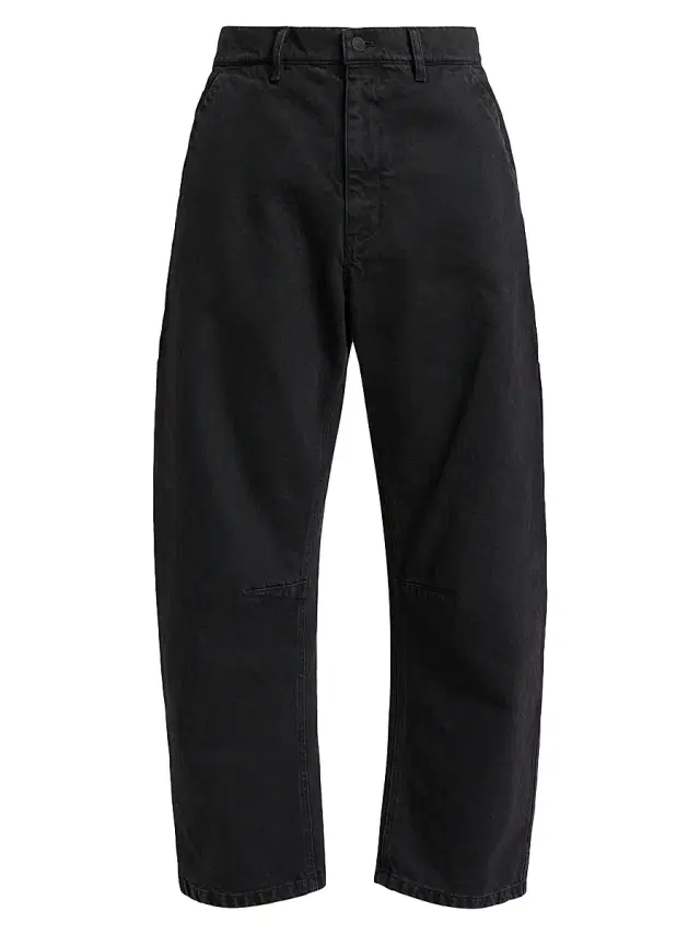 Nili Lotan Men's Emir Curved-Leg Jeans - Carbon
