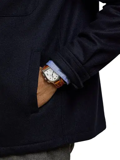 Ralph Lauren Purple Label Men's Felton Cashmere-Blend Shirt Jacket - Classic Chairman Navy - Size XXL | Thumbnail 6