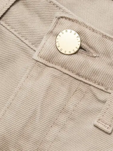 L'Agence Women's Cody Denim High-Rise Barrel Crop Jeans - Biscuit - Size 32 | Thumbnail 7 L'Agence Women's Cody Denim High-Rise Barrel Crop Jeans - Biscuit - Size 32 | Thumbnail 7