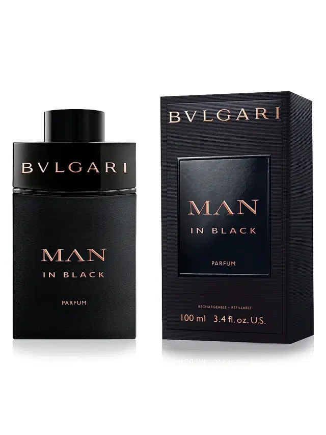 BVLGARI Men's Man In Black Parfum 3.4 oz
