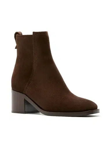 La Canadienne Women's Jordan 65MM Suede Ankle Boots - Brunette Suede - Size 11 | Thumbnail 2 La Canadienne Women's Jordan 65MM Suede Ankle Boots - Brunette Suede - Size 11 | Thumbnail 2
