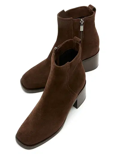 La Canadienne Women's Jordan 65MM Suede Ankle Boots - Brunette Suede - Size 11 | Thumbnail 3 La Canadienne Women's Jordan 65MM Suede Ankle Boots - Brunette Suede - Size 11 | Thumbnail 3