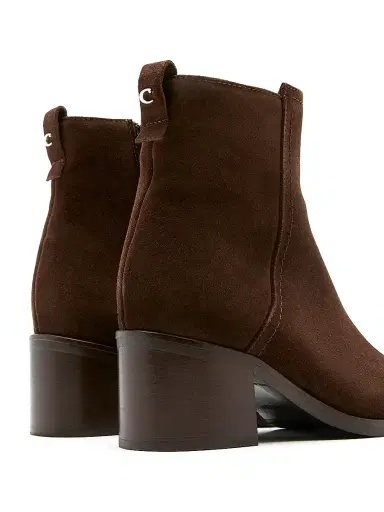 La Canadienne Women's Jordan 65MM Suede Ankle Boots - Brunette Suede - Size 11 | Thumbnail 4 La Canadienne Women's Jordan 65MM Suede Ankle Boots - Brunette Suede - Size 11 | Thumbnail 4