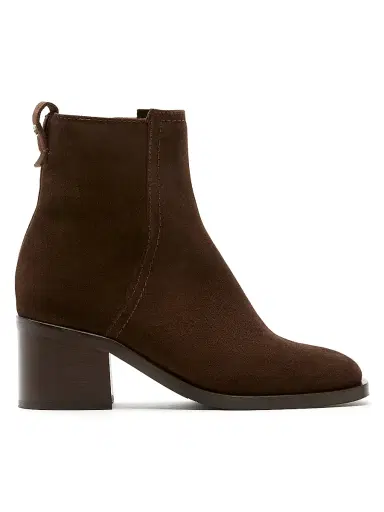 La Canadienne Women's Jordan 65MM Suede Ankle Boots - Brunette Suede - Size 11 | Thumbnail 1 La Canadienne Women's Jordan 65MM Suede Ankle Boots - Brunette Suede - Size 11 | Thumbnail 1