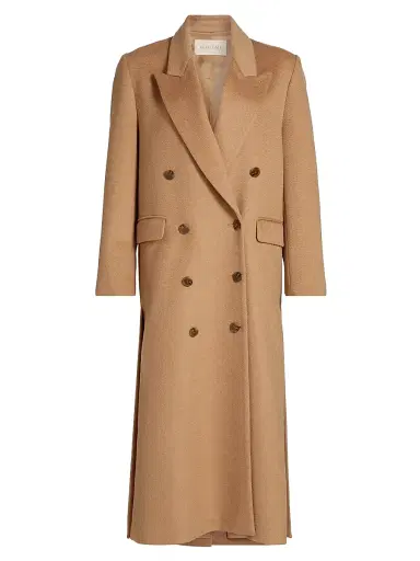 Heirlome Women's Lilli Camel Hair Double-Breasted Coat - Camel | Thumbnail 1 Heirlome Women's Lilli Camel Hair Double-Breasted Coat - Camel | Thumbnail 1
