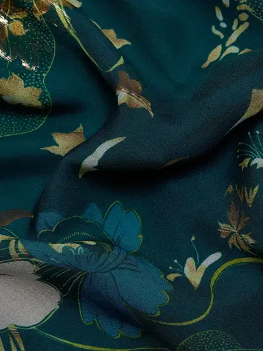 FIGUE Women's Yvette Floral Halter Top - Blooming Floral Peacock Blue - Size Large | Thumbnail 8 FIGUE Women's Yvette Floral Halter Top - Blooming Floral Peacock Blue - Size Large | Thumbnail 8