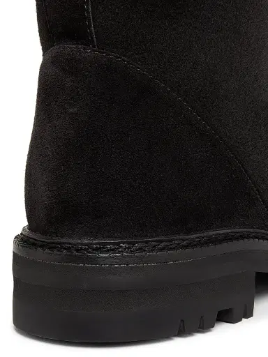 Manolo Blahnik Women's Tomosa Suede Boots - Black | Thumbnail 3 Manolo Blahnik Women's Tomosa Suede Boots - Black | Thumbnail 3
