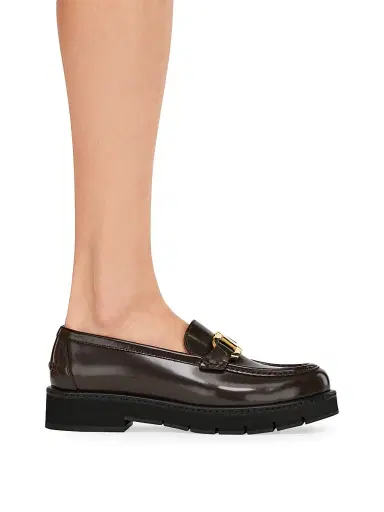 Ferragamo Women's Maryan Leather Lug-Sole Loafers | Thumbnail 6 Ferragamo Women's Maryan Leather Lug-Sole Loafers | Thumbnail 6