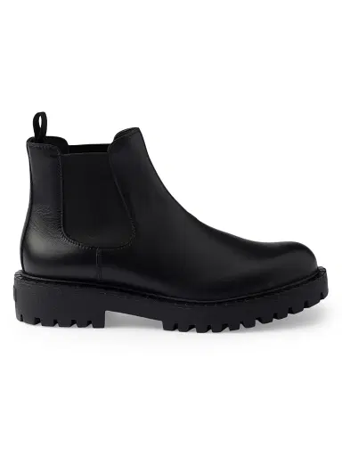 Prada Men's Leather Chelsea Boots | Thumbnail 1 Prada Men's Leather Chelsea Boots | Thumbnail 1