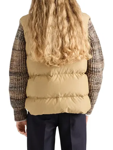Prada Women's Medium-Weight Technical Fabric Down Vest | Thumbnail 3