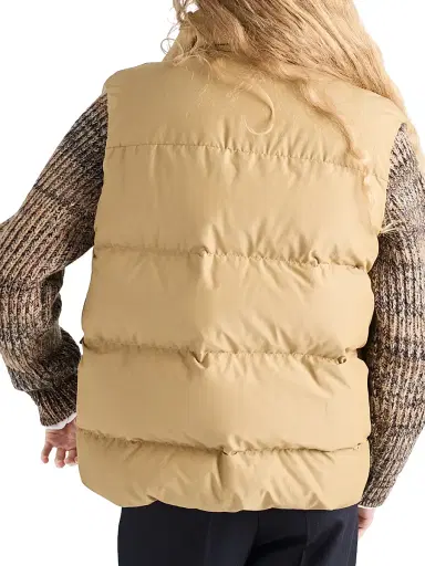 Prada Women's Medium-Weight Technical Fabric Down Vest | Thumbnail 4