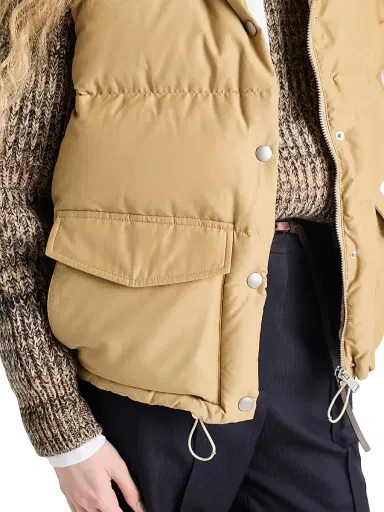 Prada Women's Medium-Weight Technical Fabric Down Vest | Thumbnail 5