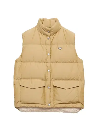 Prada Women's Medium-Weight Technical Fabric Down Vest | Thumbnail 1