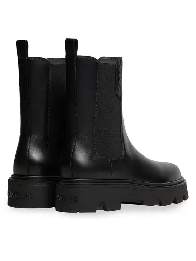 Moncler Women's Aurea Boots in Leather - Black | Thumbnail 3 Moncler Women's Aurea Boots in Leather - Black | Thumbnail 3