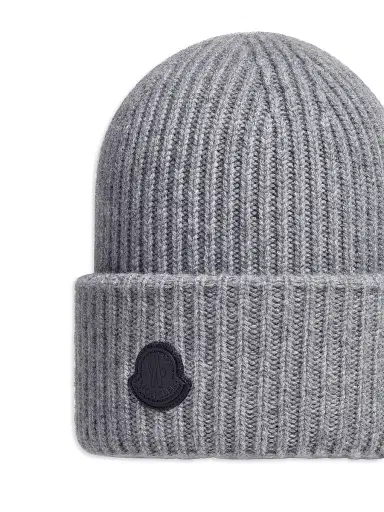 Moncler Men's Beanie Hat in Cashmere | Thumbnail 3