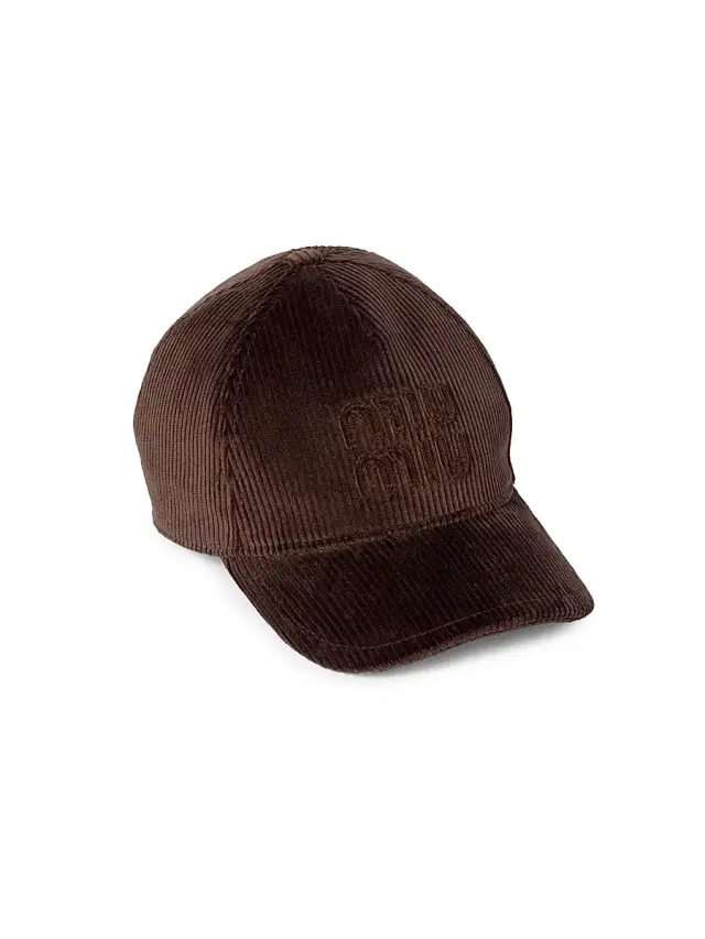 Women's Velvet Baseball Cap - Brown
