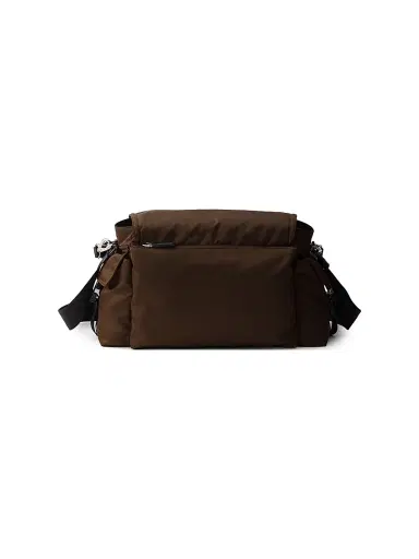 Prada Men's Explore Re-Nylon and Leather Bag - Brown | Thumbnail 4